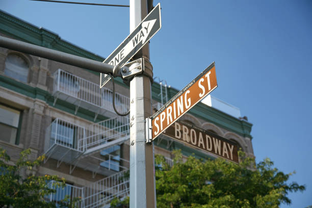 istock Spring Street Sign In Soho 172294611