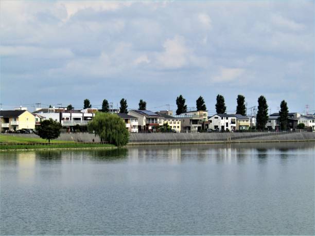 istock Japan. Town at the lake. 1722951977
