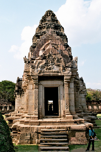 Prasat Hin Phimai - antique Buddhist temple to Buddha  - ancient time a Hindu temple -placed Primai Thailand