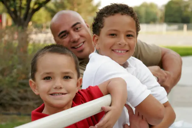 Father and his sons.