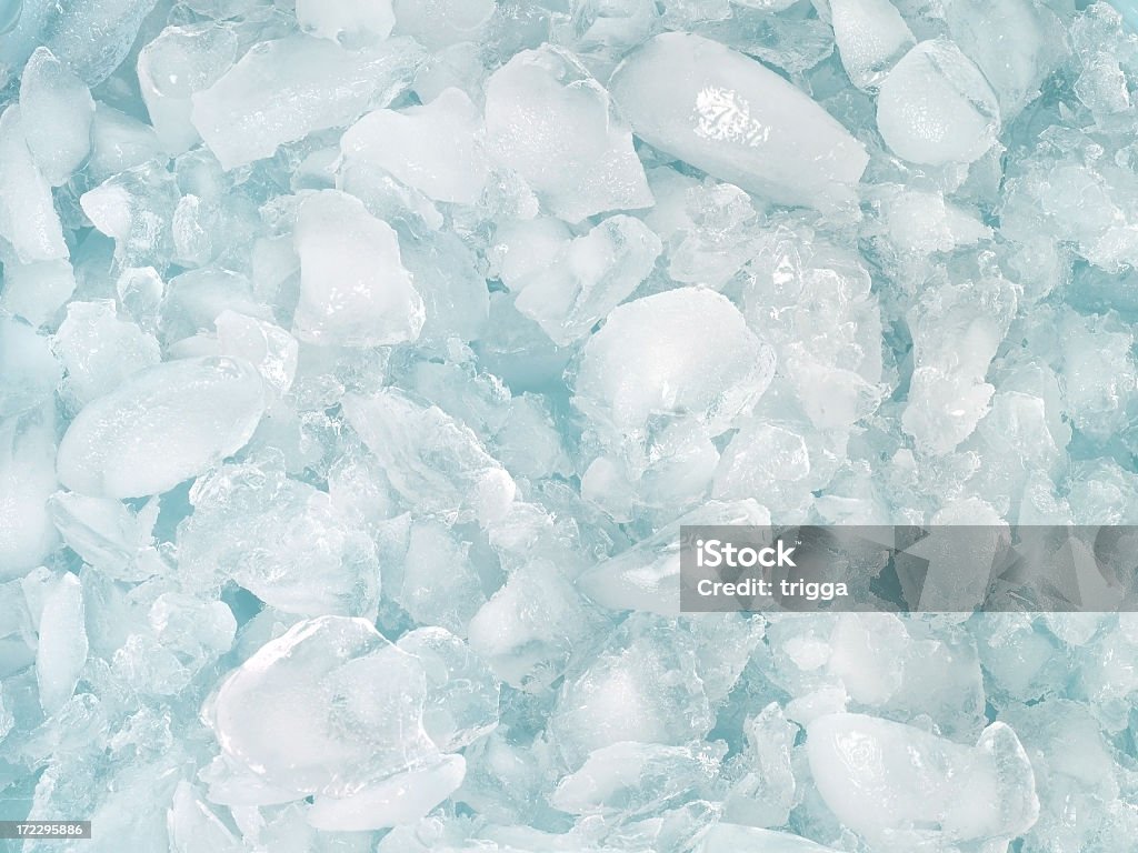 Zerstoßenes Eis Hintergrund - Lizenzfrei Eis Stock-Foto