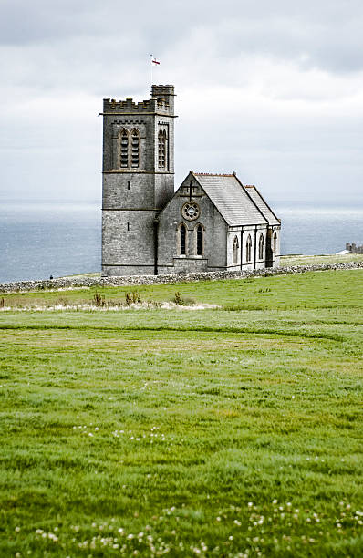 istock Lundy Island Church 172296818