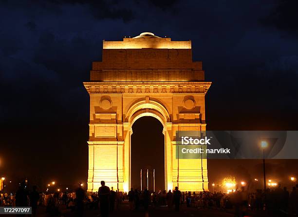 Photo libre de droit de Porte De Linde banque d'images et plus d'images libres de droit de India Gate - India Gate, Nuit, Antique