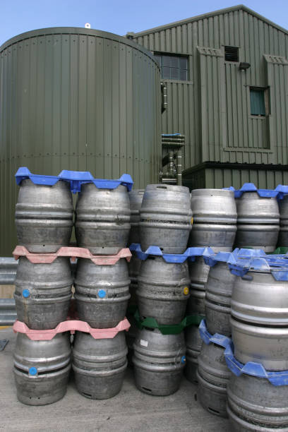istock beer barrels at a brewery 172297226