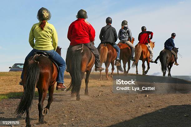 Jazda Konna W Myvatnislandia 1 - zdjęcia stockowe i więcej obrazów Koń - Koń, Jeździć, Jeździć konno
