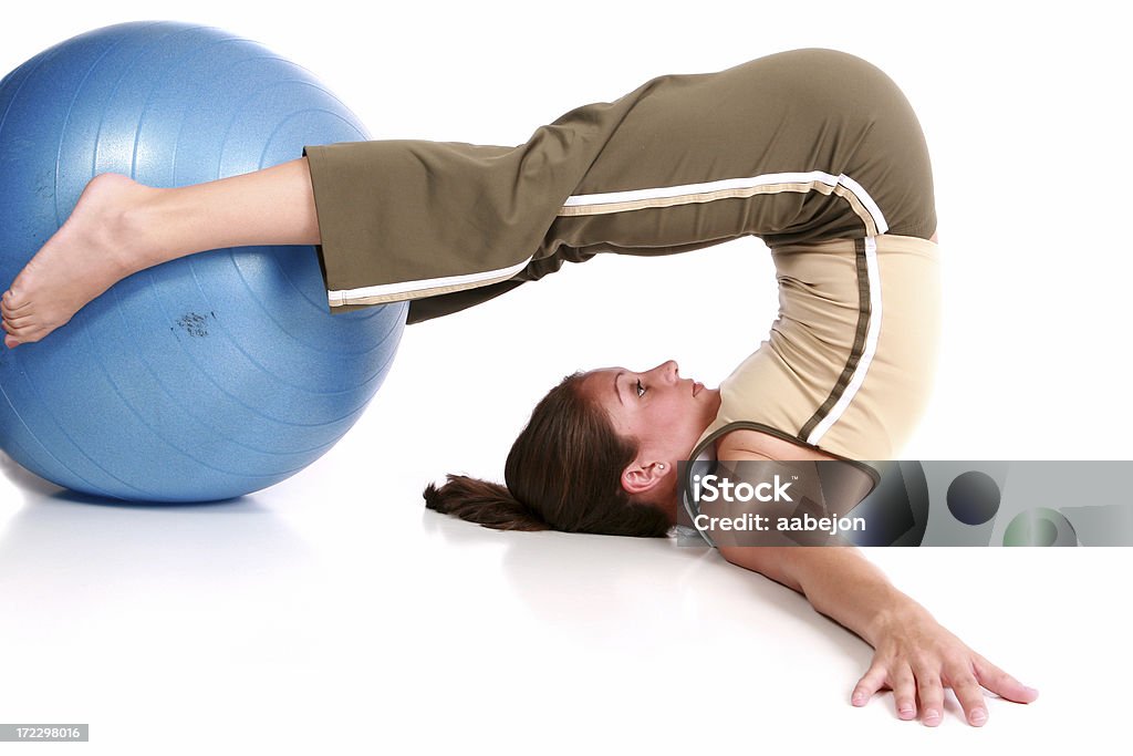 Transferência com bola de exercício - Foto de stock de 20 Anos royalty-free