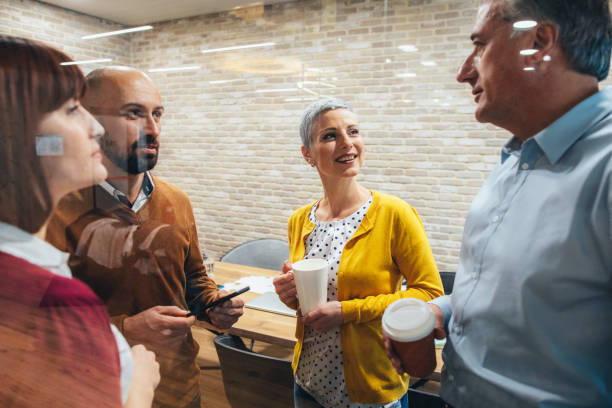istock Business team in coffee break 1722984343