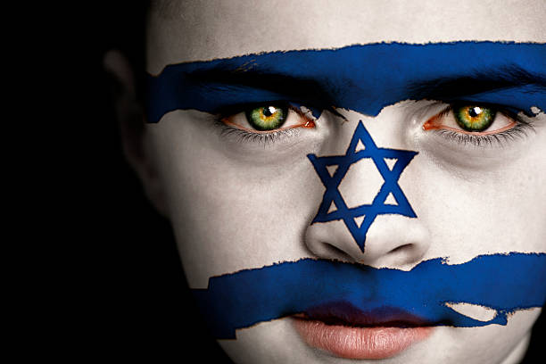 israelische jungen - israel judaism israeli flag flag stock-fotos und bilder
