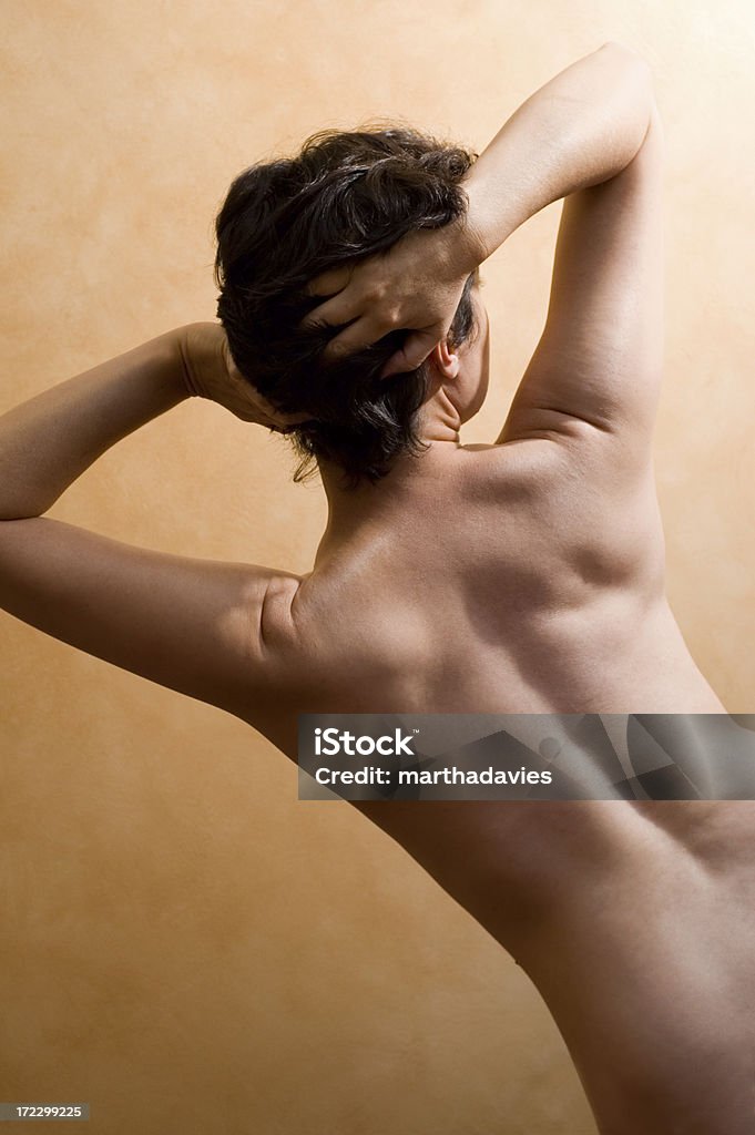 Posterior y la columna (serie - Foto de stock de Desnudo libre de derechos