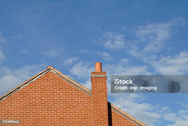 Gable End Of Modern House Stock Photo - Download Image Now - Gable, The End, Architectural Feature