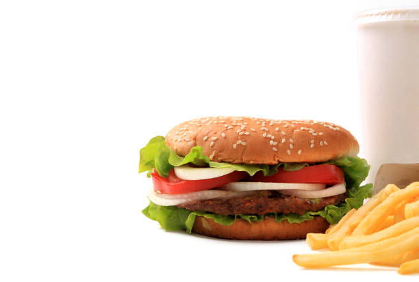 istock Hamburger, cola and french fries 172300300