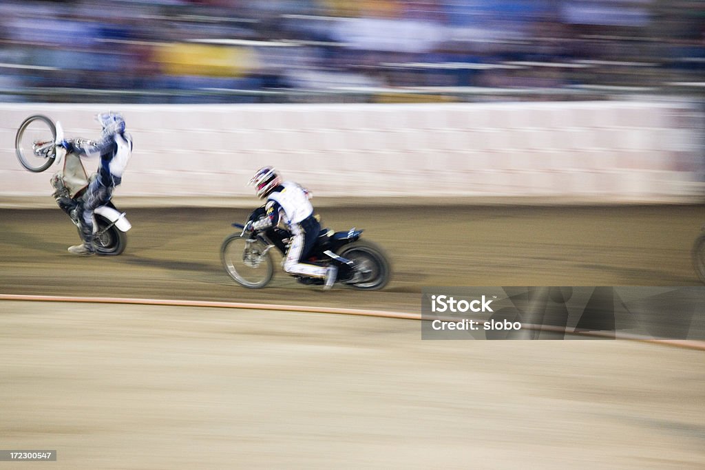 Speedway Stunt - Foto stock royalty-free di Acrobazia
