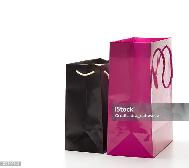 Sacos De Compras - Fotografias de stock e mais imagens de Consumismo - Consumismo, Cor de rosa, Cor preta