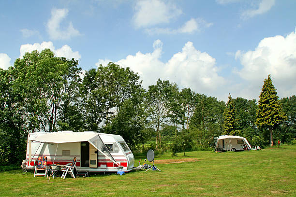 istock Camping with caravans # 2 172300750