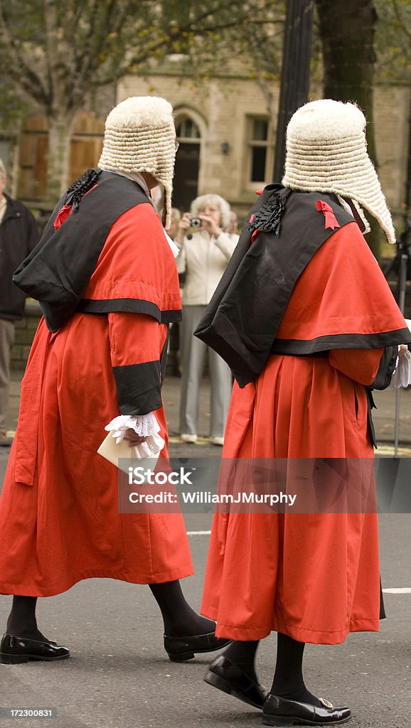 Procession of Judges "I was in York, and there happened to be a legal procession. I don't why either." Judge - Law Stock Photo