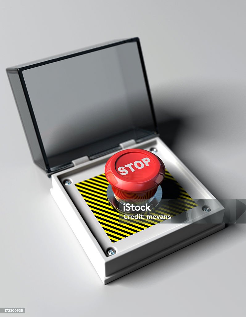 Bouton Stop - Photo de Bouton Urgence libre de droits