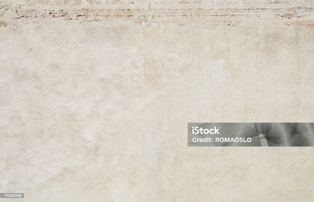 Blanco, beige textura de la pared grunge Romana, Roma, Italia - Foto de stock de Abstracto libre de derechos