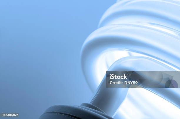 Compact Fluorescent Lightbulb Stock Photo - Download Image Now - Clean, Concepts, Copy Space
