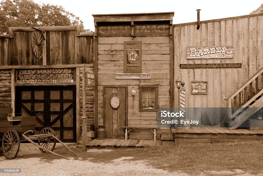 Old West - Lizenzfrei Geisterstadt Stock-Foto