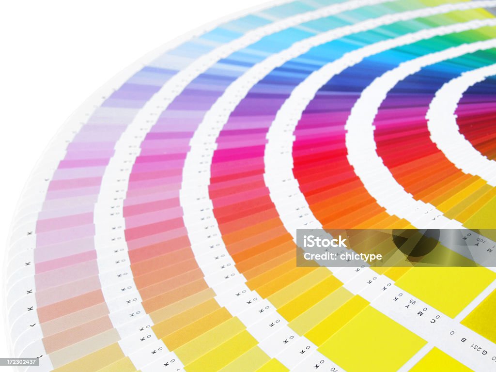 Carta de colores - Foto de stock de Muestra de colores libre de derechos