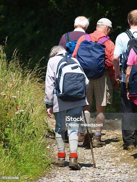 Walkingparty Stockfoto und mehr Bilder von Derbyshire - Derbyshire, Gehen, Aktiver Lebensstil