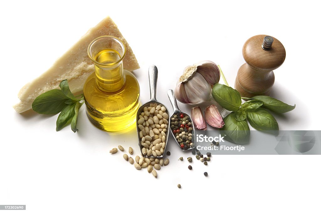 Flavouring: Pesto - Foto stock royalty-free di Aglio - Alliacee