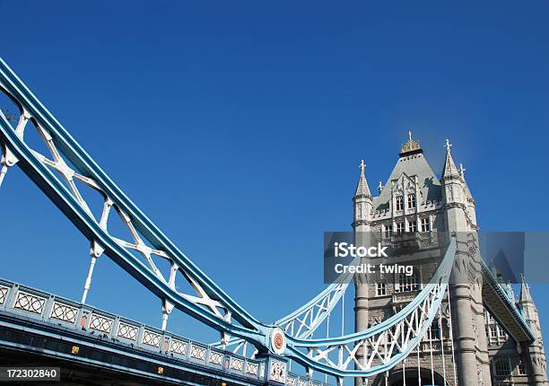 Tower Bridge Londra - Fotografie stock e altre immagini di Ambientazione esterna - Ambientazione esterna, Architettura, Blu