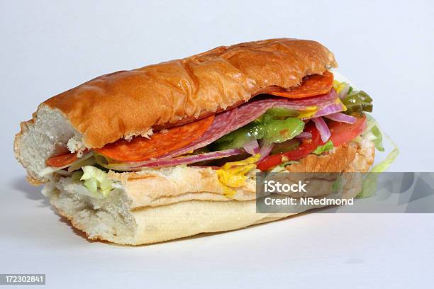 Delistyle Sandwich Stock Photo - Download Image Now - American Culture, Baloney, Color Image