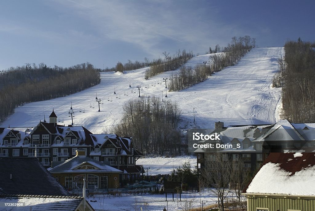Лыжный-Хиллс - Стоковые фото Голубые горы - Онтарио роялти-фри