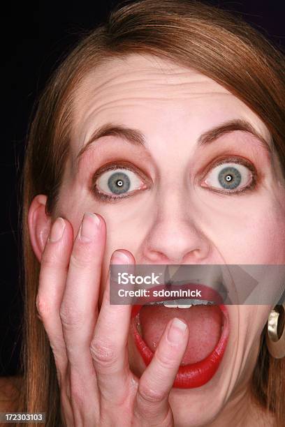 Shocked Foto de stock y más banco de imágenes de Abierto - Abierto, Adulto, Adulto joven