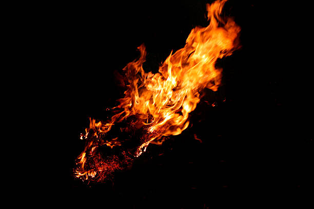 fogo - fireball fire isolated cut out imagens e fotografias de stock