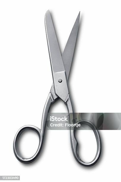 Office Scissors Stock Photo - Download Image Now - Scissors, Surgical Scissors, Cut Out