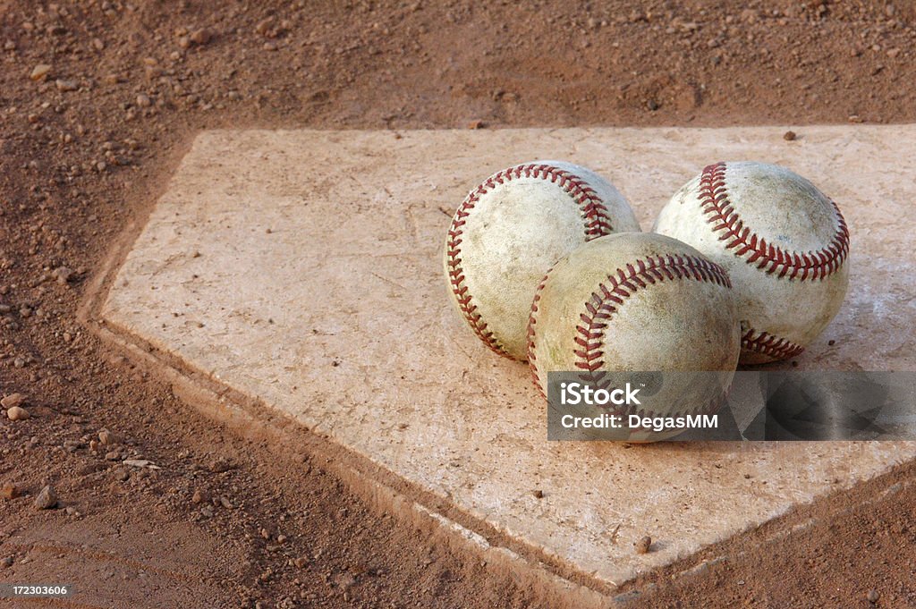 Tre colpisce - Foto stock royalty-free di Baseball