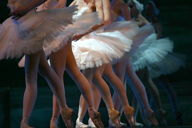 ballet classic ballet swan lake ballerina stock pictures, royalty-free photos & images