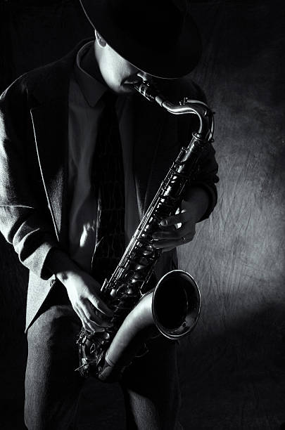 istock Man playing Jazz on the Saxophone 172304119