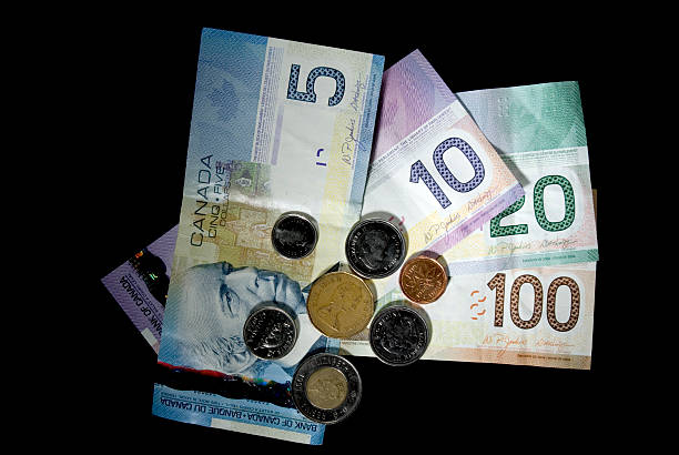 Canadian dinero - foto de stock