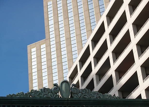 istock Buildings Loom Over City Street 172304463