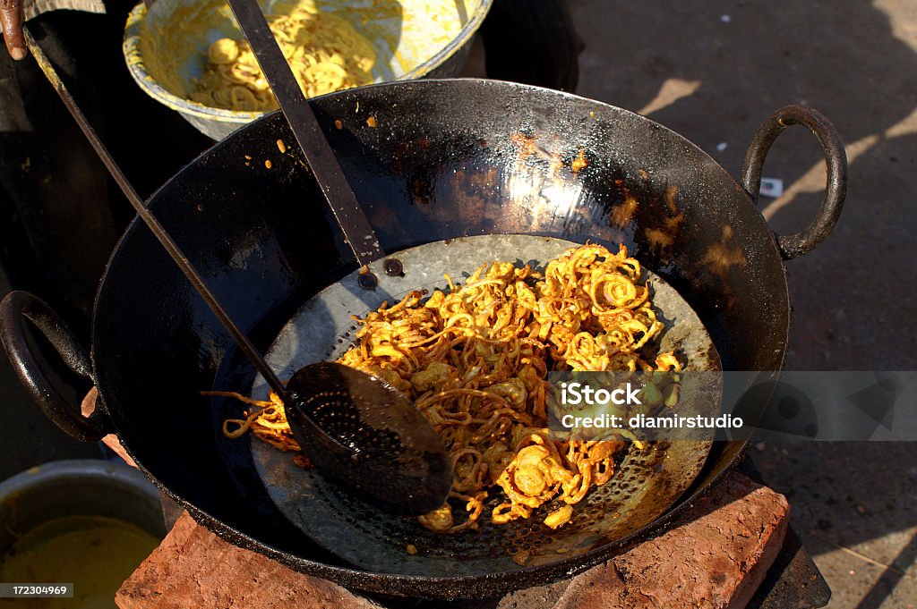 Delhi, Índia. Comida de rua 2. - Royalty-free Alimentação Não-saudável Foto de stock