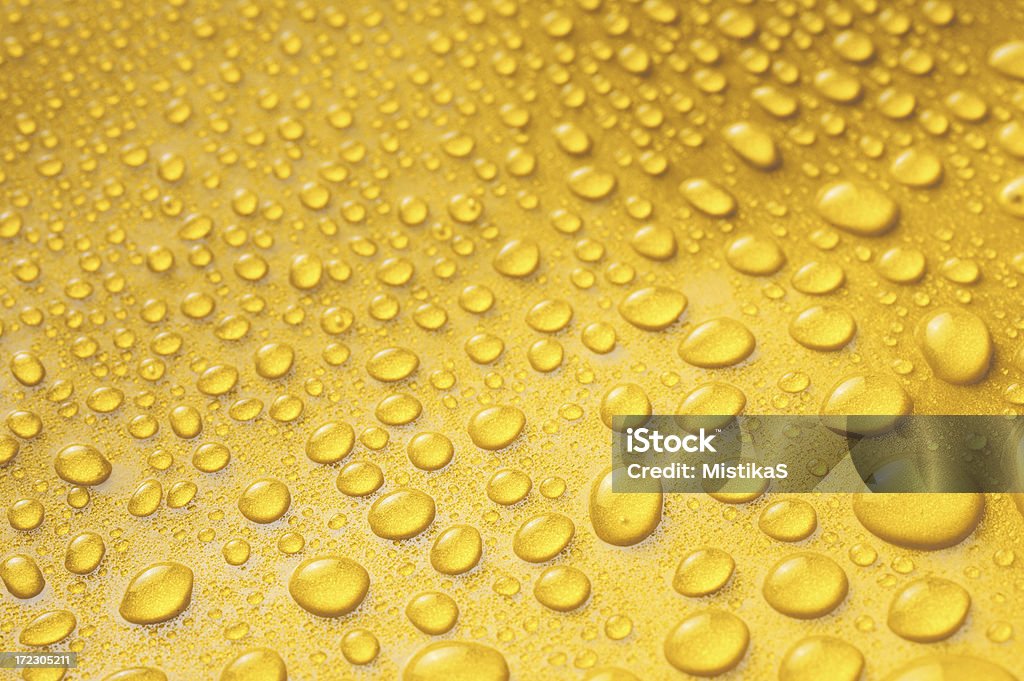 Las gotas amarillo - Foto de stock de Abstracto libre de derechos