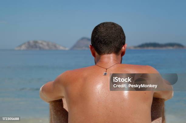 Brazilian Man Sunbathing On Ipanema Beach Rio De Janeiro Stock Photo - Download Image Now