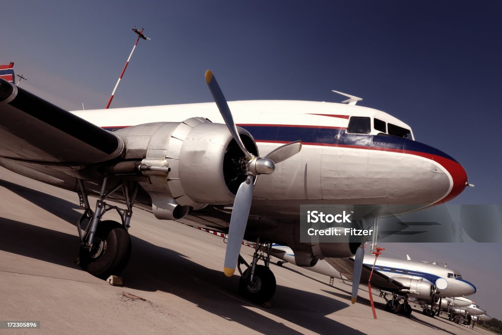 old school - Lizenzfrei Flugzeug Stock-Foto