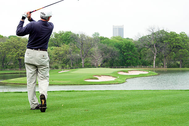 Retirement Golf stock photo