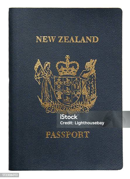 Pasaporte De Nueva Zelanda Foto de stock y más banco de imágenes de Azul - Azul, Carnet de identidad, Color - Tipo de imagen