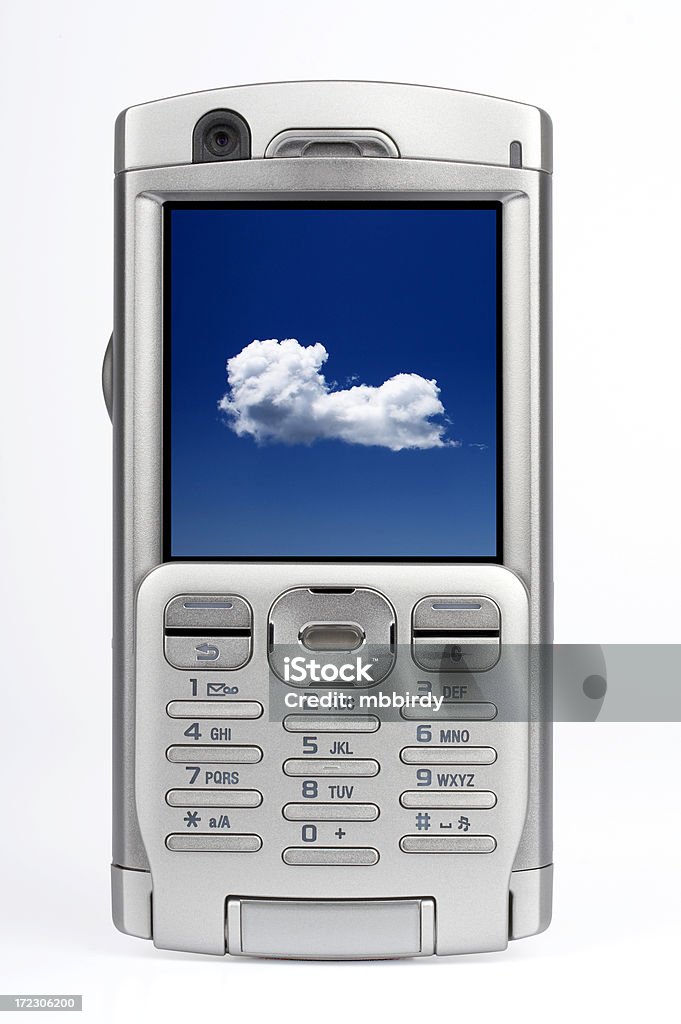 Hi-Tech telefónicos móveis e de PDA (Traçado de Recorte), isolado em fundo branco - Royalty-free 3G Foto de stock