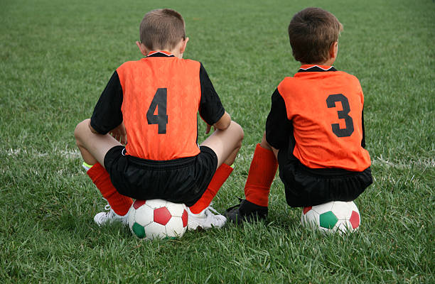 Soccer Buddies stock photo