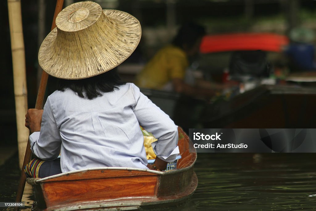 Floating Markt - Lizenzfrei Asiatische Kultur Stock-Foto