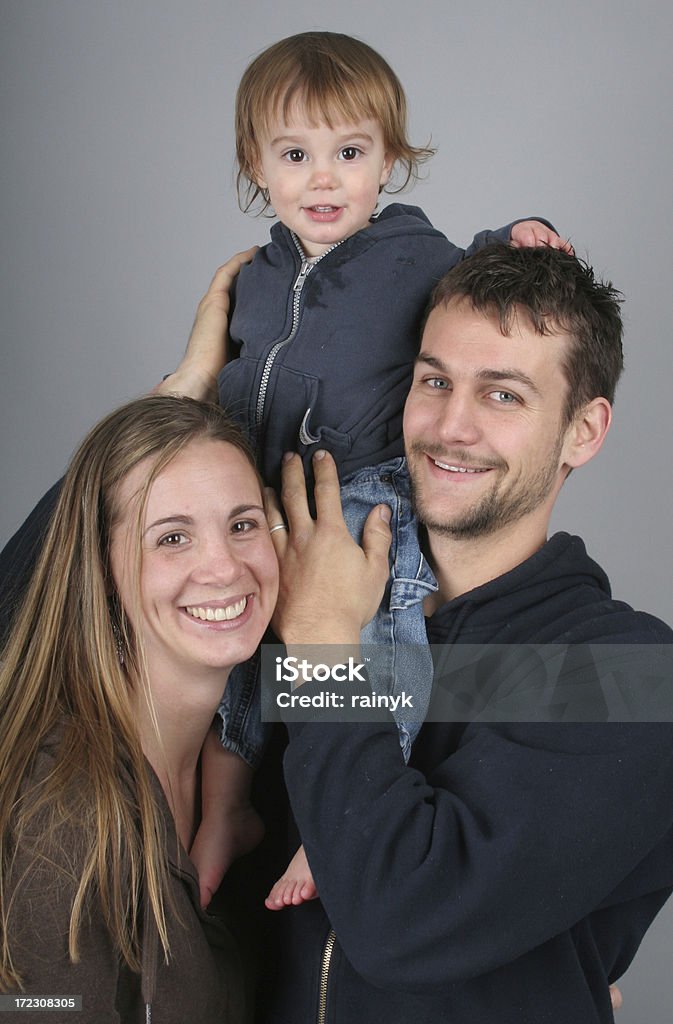 happy Junge Familie - Lizenzfrei Attraktive Frau Stock-Foto