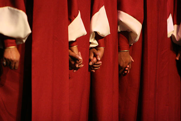 CHOIR Hands of a choir. gospel stock pictures, royalty-free photos & images