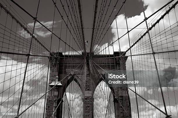 Brooklyn Bridge Stockfoto und mehr Bilder von Architektonisches Detail - Architektonisches Detail, Brooklyn - New York, Brooklyn Bridge