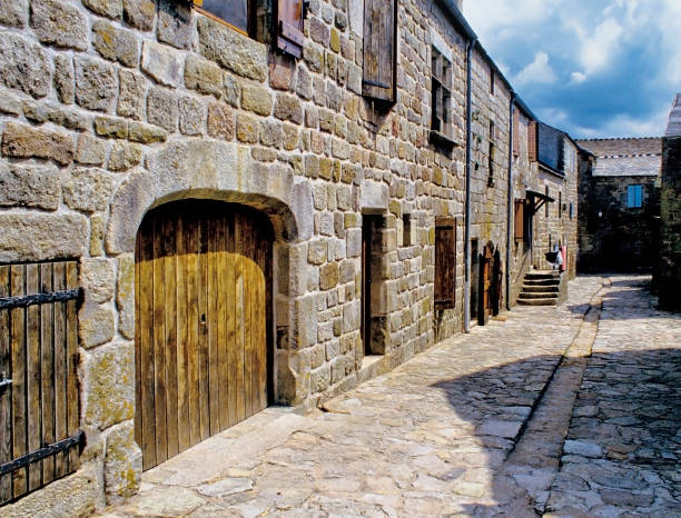 France Languedoc-Roussillon Lozere la Garde-Guerin - fortified village of la Garde-Guerin near Villefort